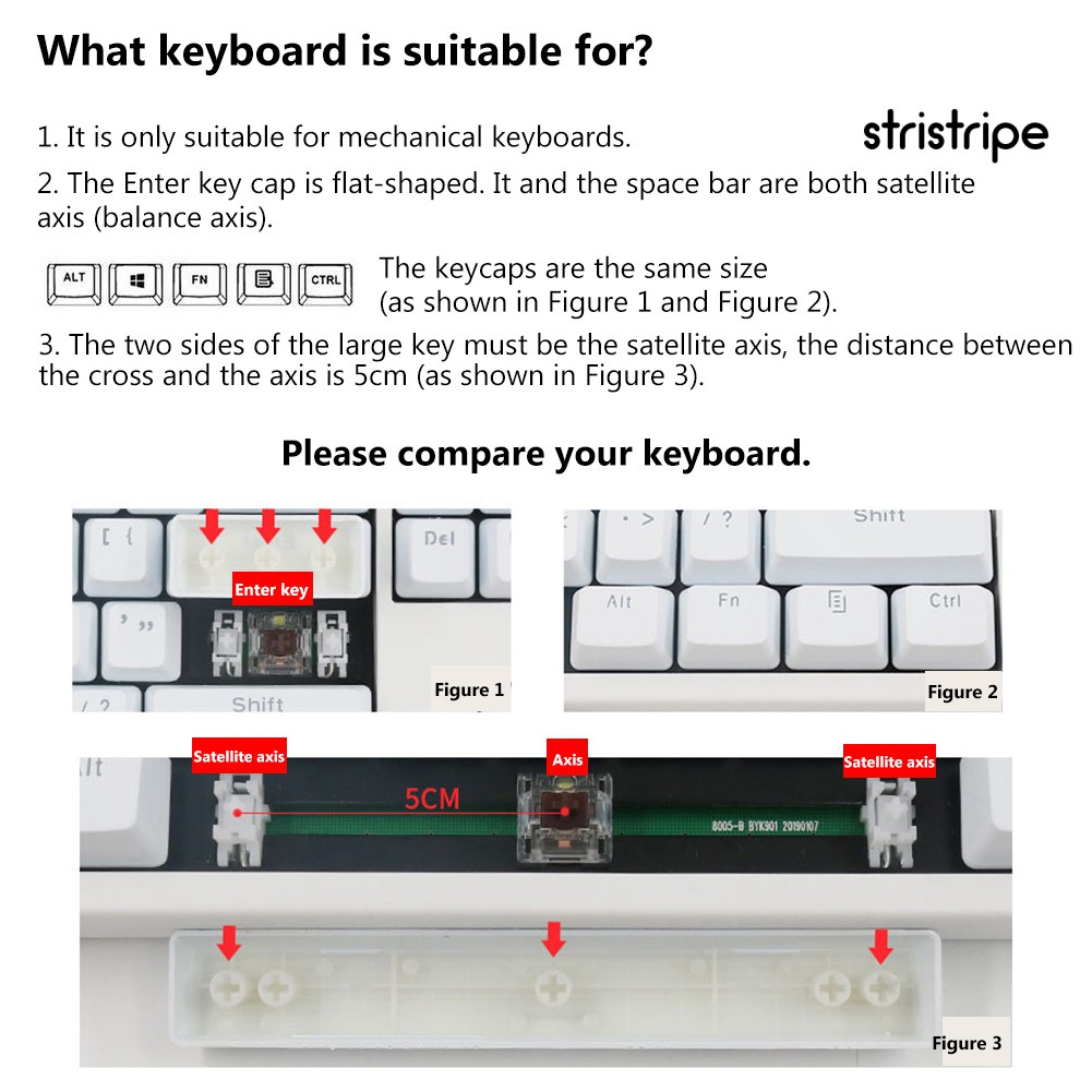 STR 104Pcs/Set Universal Ergonomic Backlit Key Cap Keycaps for Mechanical Keyboard | WebRaoVat - webraovat.net.vn