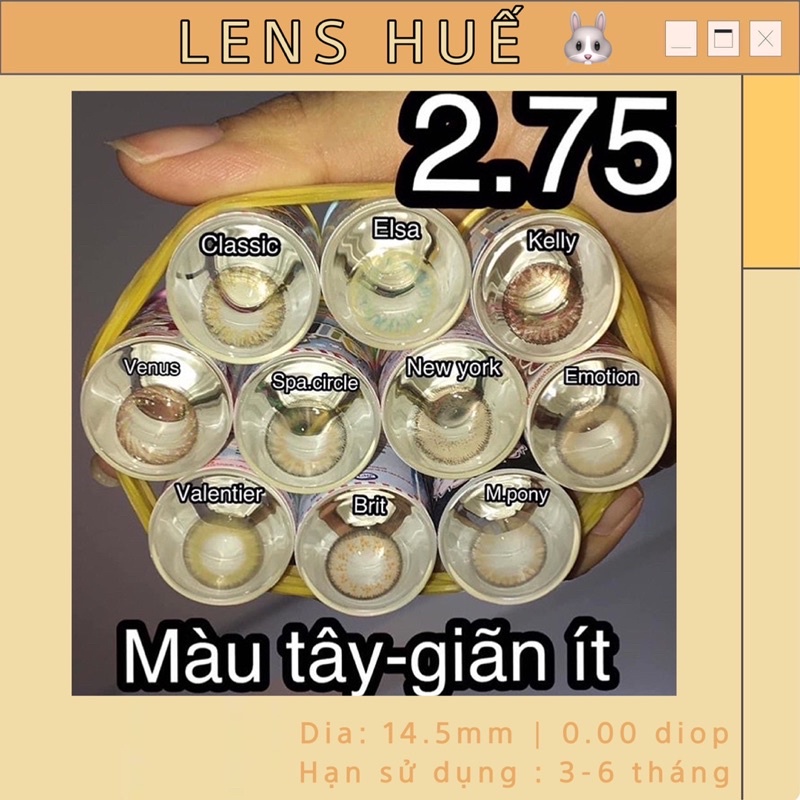 ✨ Lens cận - kính áp tròng cận từ 1-10 độ ( inbox lựa mẫu ạ ) ☁