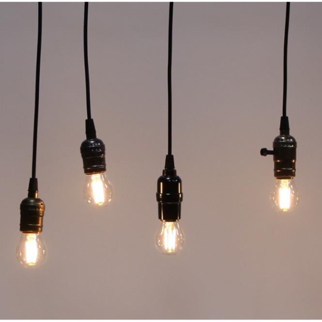 Bộ 8 dây đèn thả cổ điển Vintage bóng led Edison G45 4W