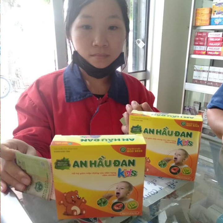 Siro An Hầu Đan Kids cho trẻ viêm Amidan, viêm VA, viêm họng