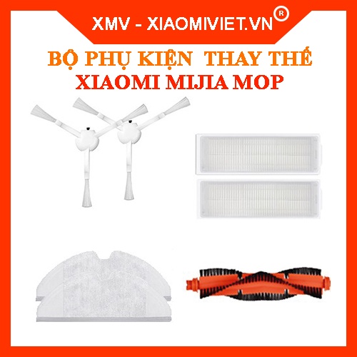 Bộ phụ kiện thay thế cho Robot hút bụi lau nhà Xiaomi Vacuum Mop - Hàng chính hãng