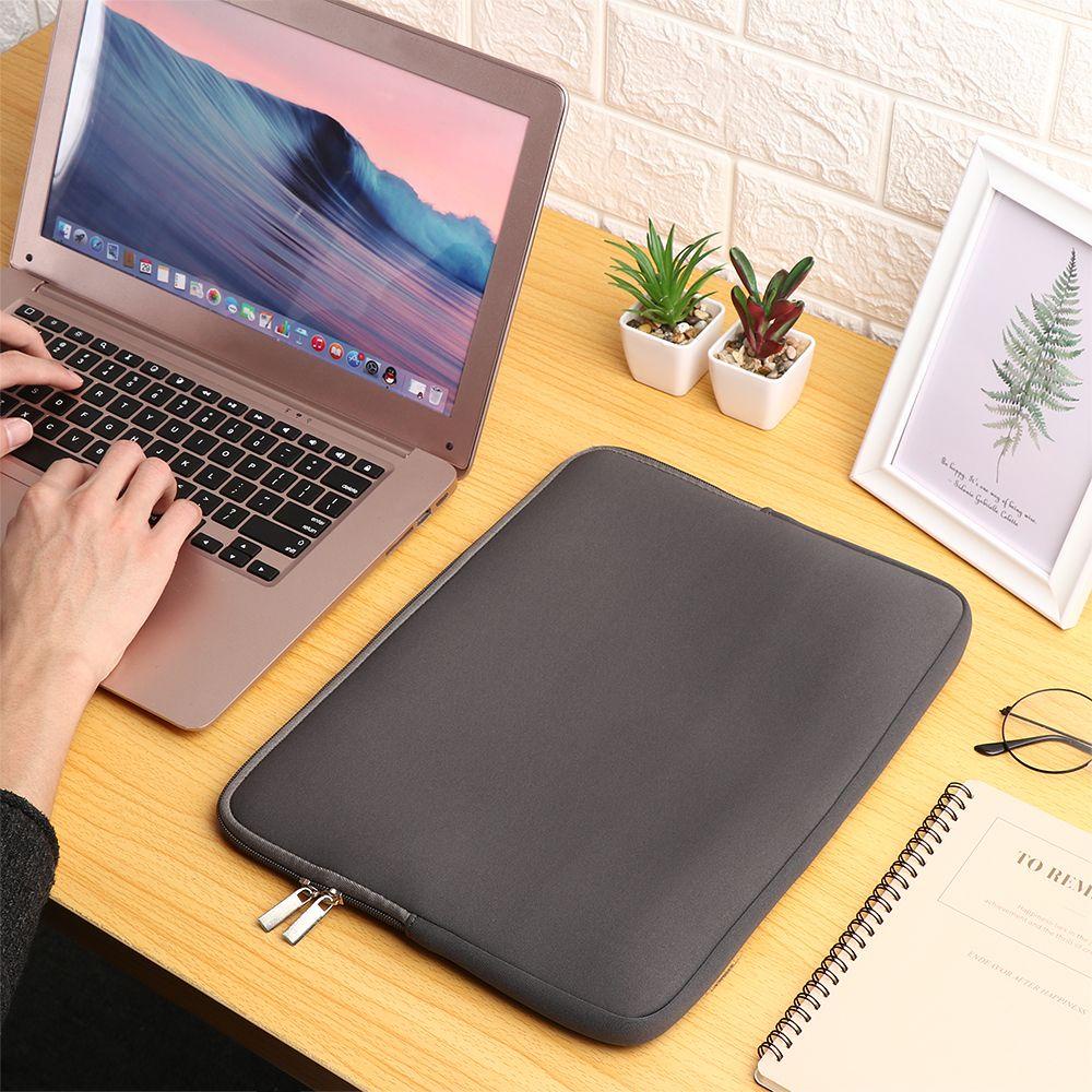 Túi Đựng Laptop Bằng Vải Cotton Mềm Chống Nước Nhiều Màu Sắc