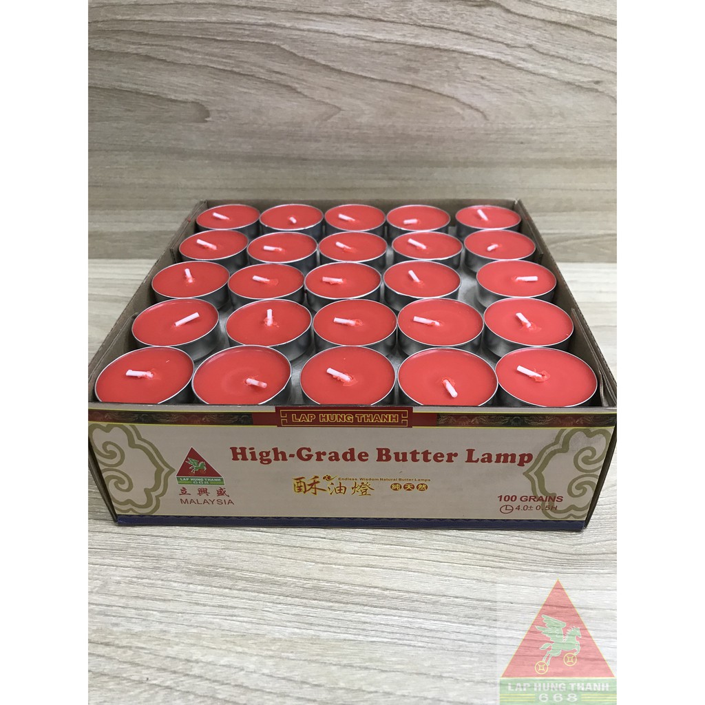 Sáp Bơ Tealight 100 viên