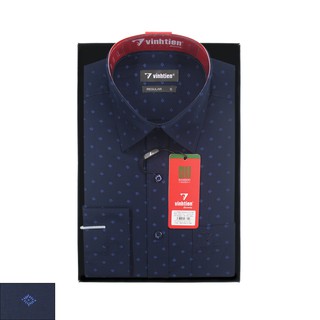 Áo sơ mi nam công sở Vĩnh Tiến Bamboo Regular Fit in họa tiết