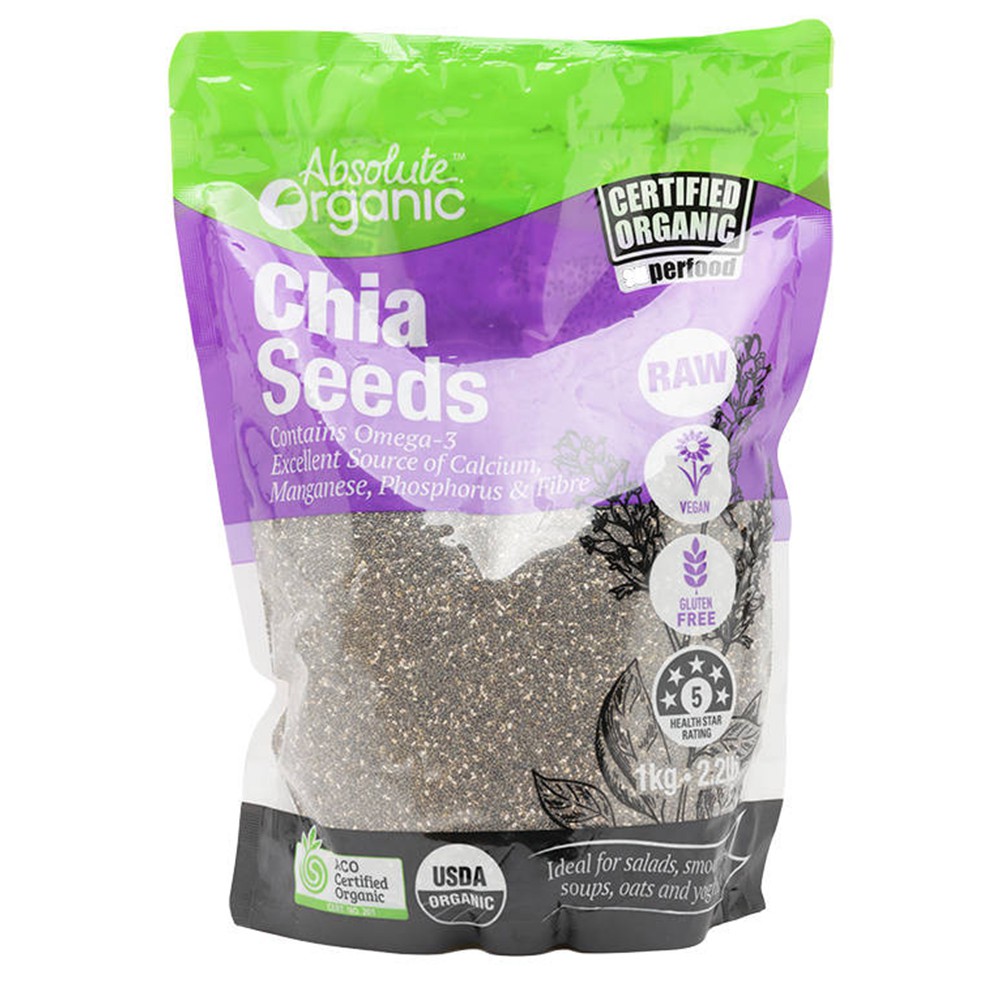 Combo 2 túi Chia Úc Organic loại 1kg