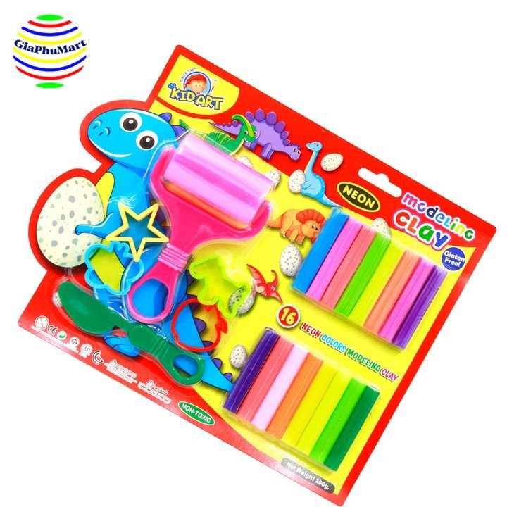 Vỉ Đất Nặn, KID ART T200NE-16C-4MBRK