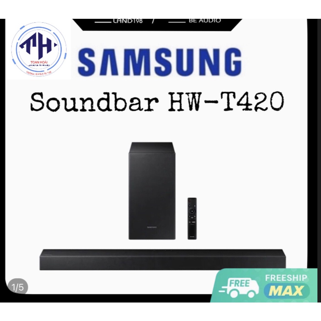 Loa thanh Samsung HW-T420 - giá tốt,bảo hành chính hãng. Thiết Bị Âm Thanh - Dàn âm thanh - Loa Điện Máy TOAN HOÀI