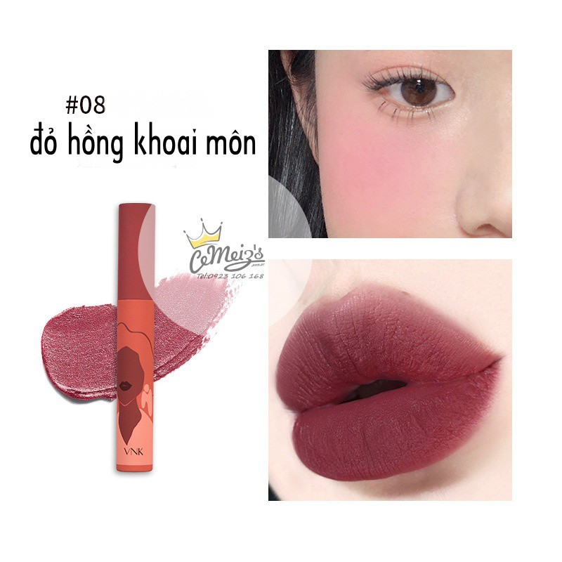 Son VNK son kem dòng artisic velvet lip tint