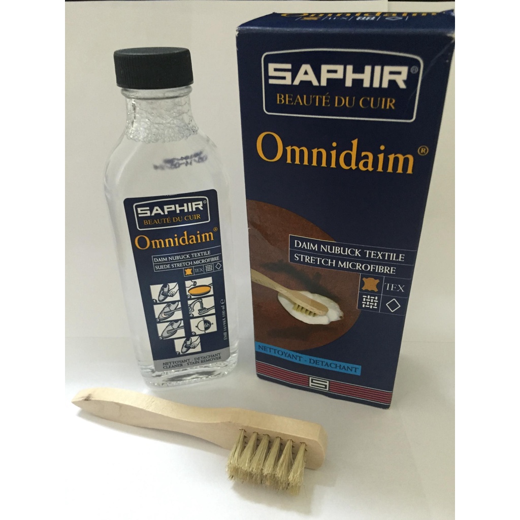 Vệ sinh, làm sạch vết bẩn, ố màu cho da lộn - Saphir Omnidaim BDC