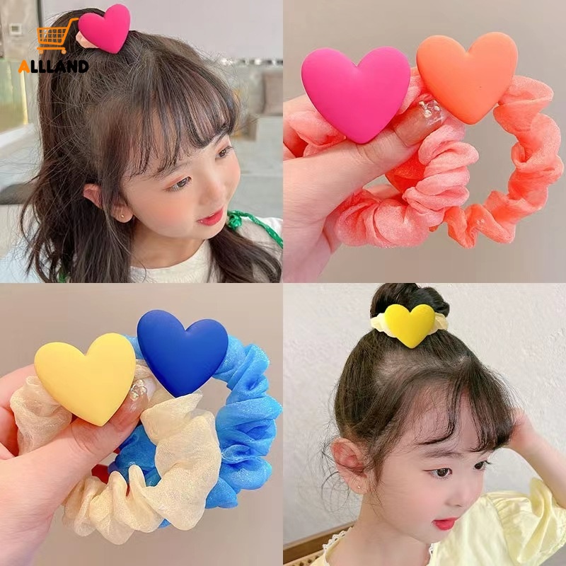 Dây Buộc Tóc Co Giãn Cao Co Giãn Màu Sắc Ngọt Ngào Thiết Kế Tinh Tế Thời Trang