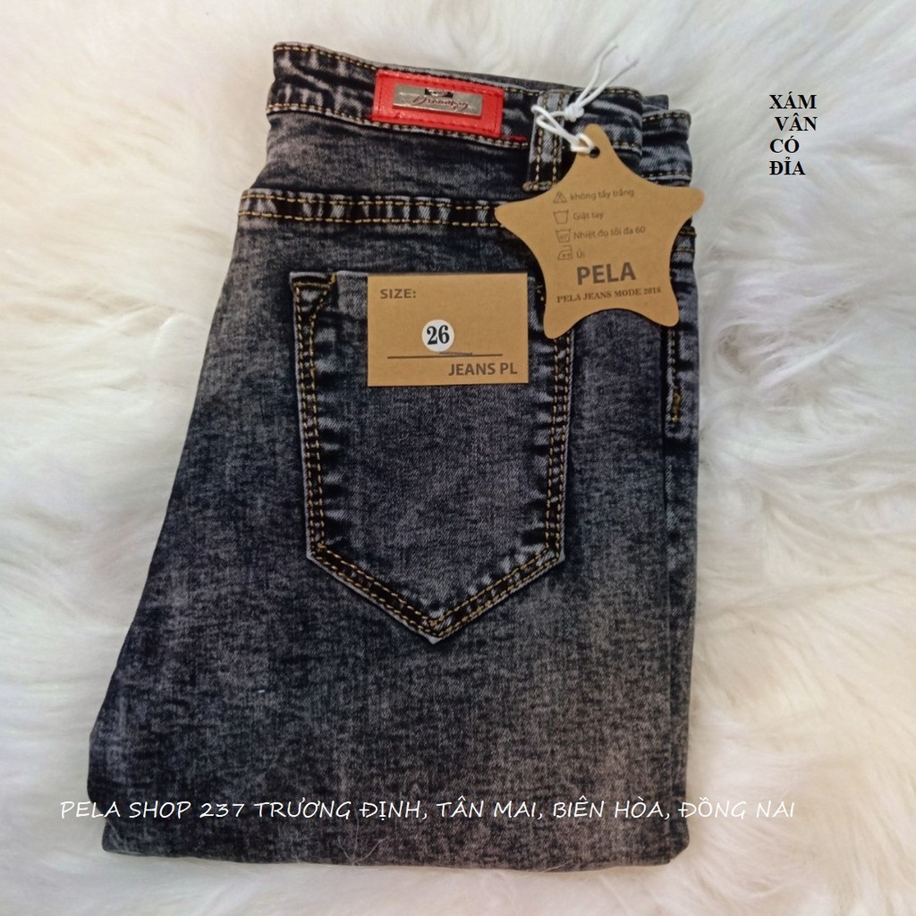 QUẦN JEAN NỮ LƯNG CAO TRƠN ( HÌNH THẬT 222ED )