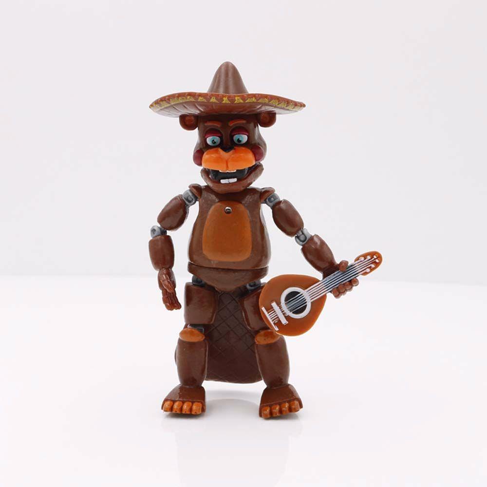 Cordellaub five nights at freddy's lightening fnaf nightmare pvc car trang trí chica anime vịt ngoại vi freddy bear mô hình sưu tầm