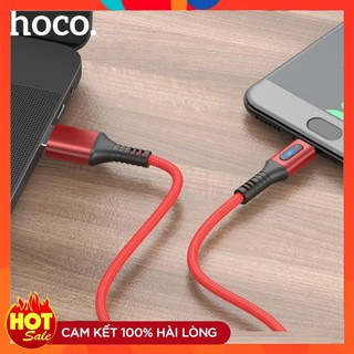 Cáp Sạc Nhanh Hoco U79 Type-C tích hợp đèn báo trên chuôi sạc và hỗ trợ truyền dữ liệu ,tự ngắt khi pin đầy