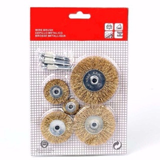 Bộ chổi đánh rỉ, bát đánh rỉ 8 chi tiết
