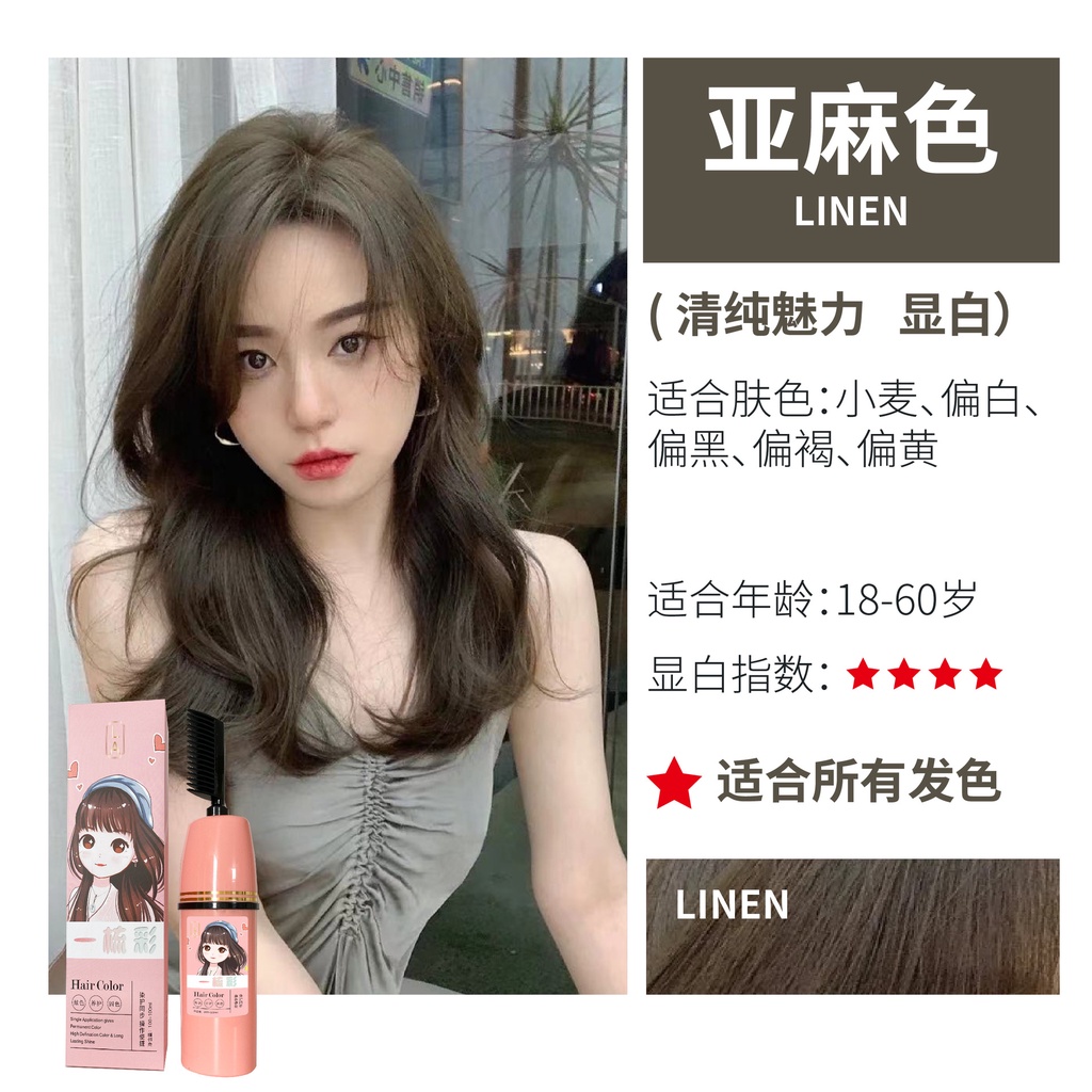 Lược có dầu gội nhuộm màu tóc lâu trôi khỏe mạnh