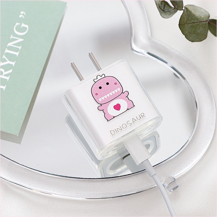 Vỏ Bọc Bảo Vệ Sạc Điện Thoại Iphone, Bảo Vệ Bộ Chuyển Đổi, Phụ Kiện Củ Sạc Hoạt Hình Dễ Thương - Otis Shop