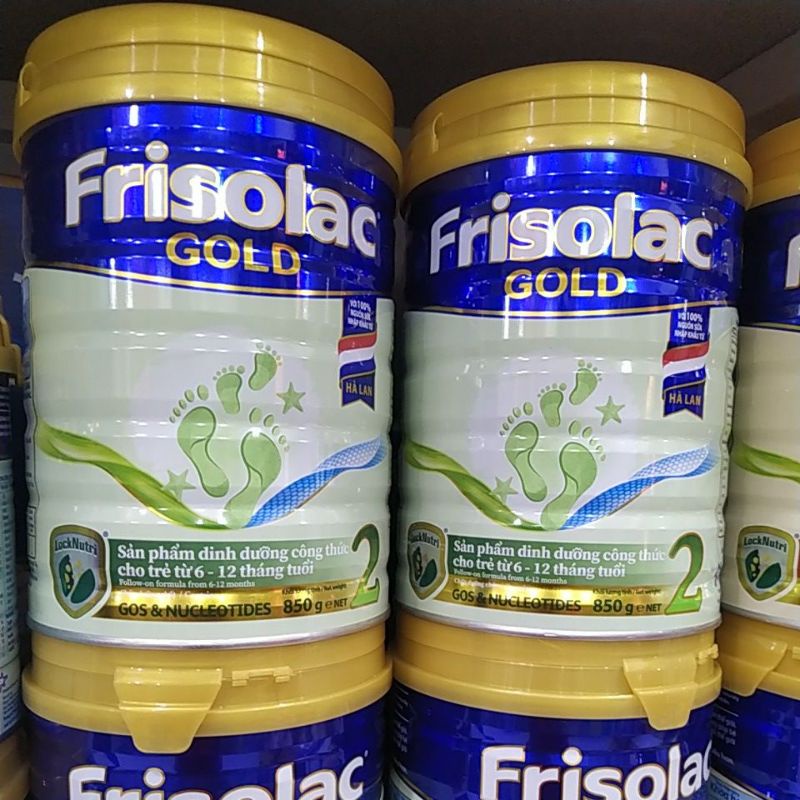 Sữa frisolac gold 2 (850g) mẫu mới