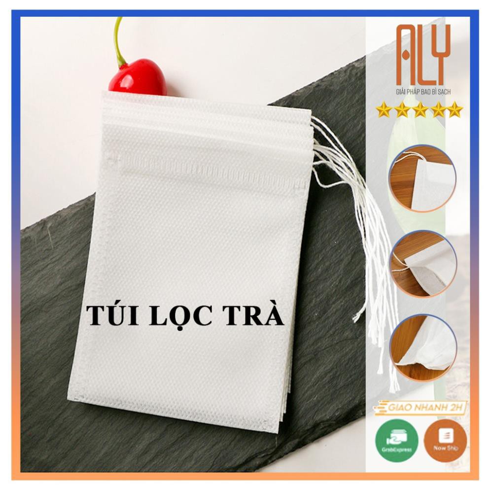 [SET100] Túi lọc trà 7x9, lọc trà bằng vải hàng cao cấp nhà Aly