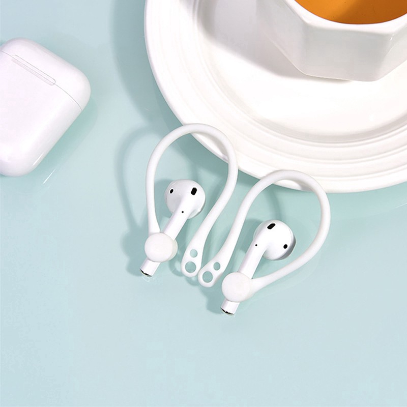 1 Cặp móc tai nghe Airpods VDX 99 thể thao bằng silicon có dây đeo chống thất lạc