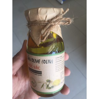 Dầu oliu nguyên chất đóng chai thủy tinh 200ml. Giúp làm đẹp, chăm sóc da, bảo vệ da và dưỡng ẩm da