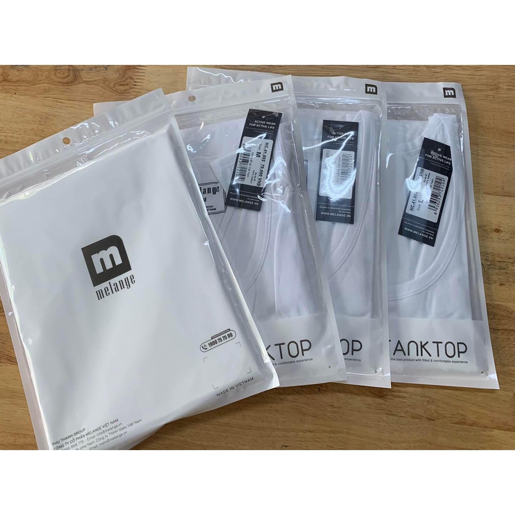 Áo Ba Lỗ ,Không Phai Màu, Dày Dặn, Mềm Mại, Thấm Hút