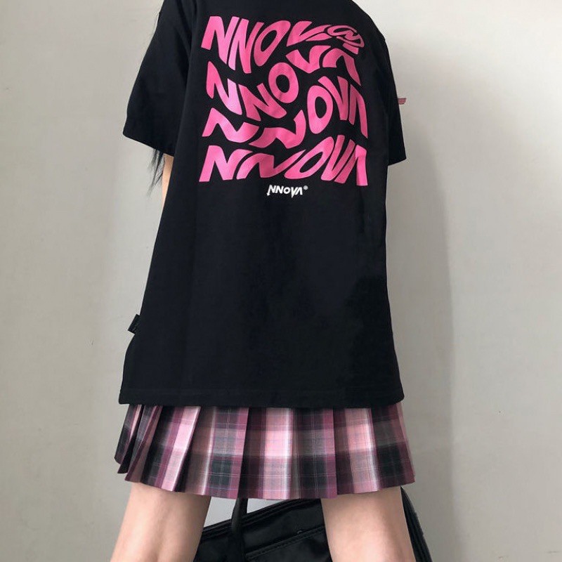 Áo thun cổ tròn tay lỡ unisex HOMIES in hình NOVA