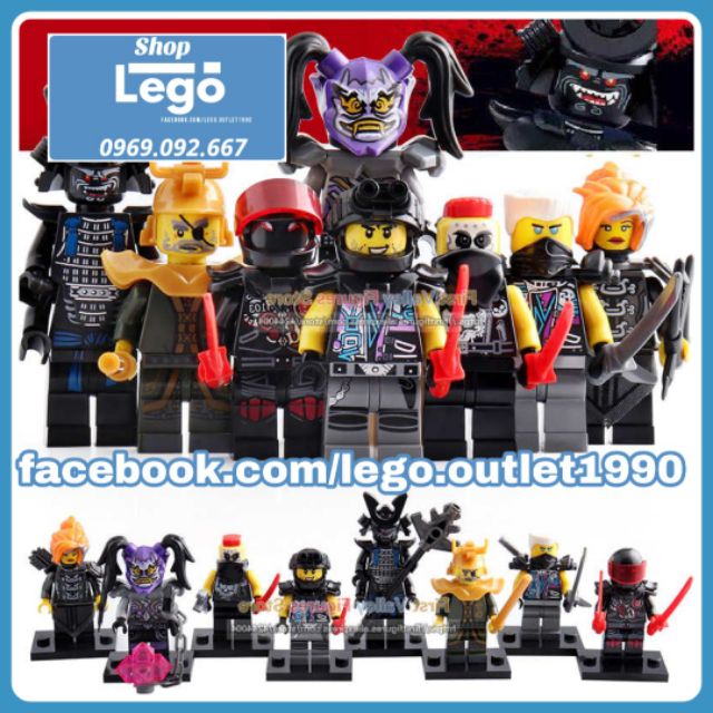 Xếp hình Ninjago Garmadon Lego Minifigures LeLe A009 016