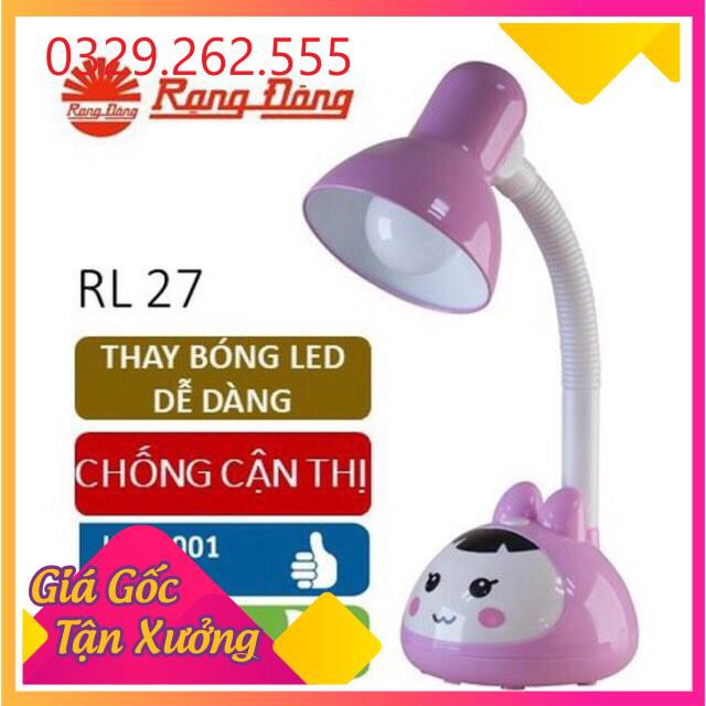 (Sale Khủng)  ĐÈN HỌC RẠNG ĐÔNG CHỐNG CẬN RL-27  BÓNG led vàng 5W bảo vệ thị lực