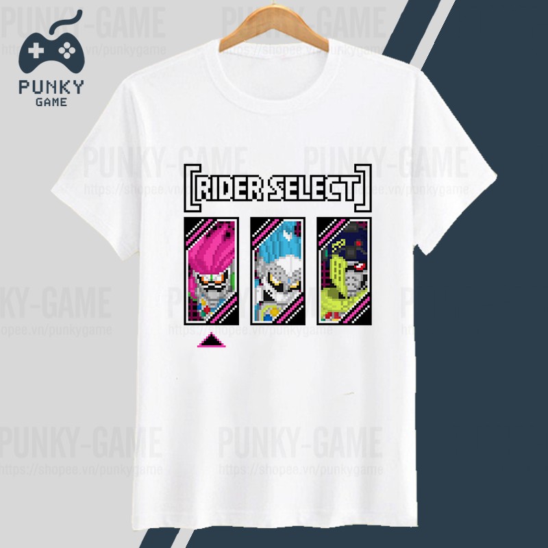 Áo thun Kamen Rider Select Pixel ngắn tay