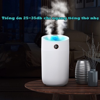 Máy Tạo Độ Ẩm Không Khí, Phun Sương Mini Humidifier Dung Tích 3 Lít Công Suất 180ml/h - X12 Tích Hợp Ẩm Kế