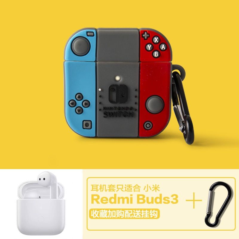 Vỏ Bảo Vệ Hộp Sạc Tai Nghe Redmi Buds 3 Mềm Hình Sesame Street & Goku