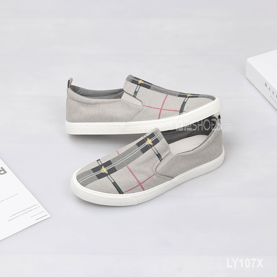 [XẢ KHO, LẺ SIZE] Giày lười nam - Slip on nam vải - Mã LY107X | BigBuy360 - bigbuy360.vn