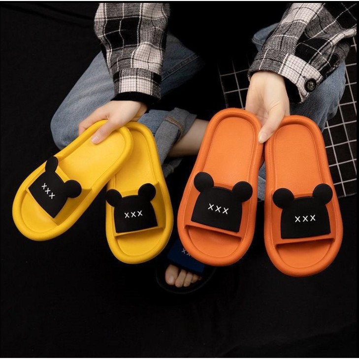 15T001-Dép cao su mềm kiểu dáng màu sắc hiện đại