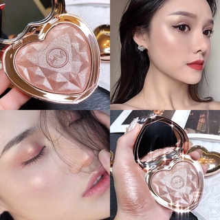 Bảng phấn bắt sáng highlight trái tim Hudamoji