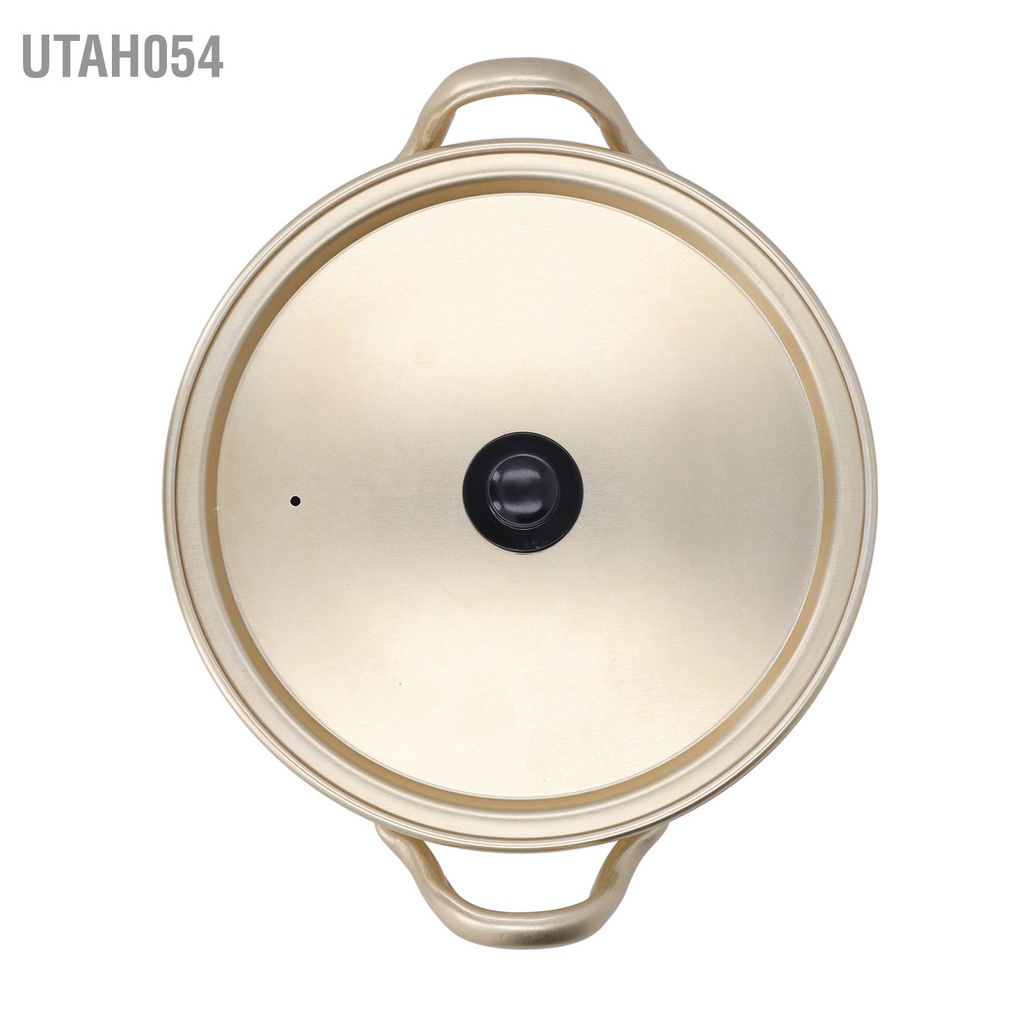 Utah054 Nồi mì Ramen Hàn Quốc Khả năng dẫn nhiệt tốt di động có thể xếp chồng lên nhau nắp đậy cho Đi bộ đường dài cắm trại tại nhà