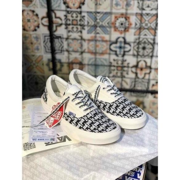 GIÀY VANS FOG FEAR OF GOD LÓT GÓT DA TRẮNG NAM NỮ , GIÀY VANS CHỮ FULL BOX BILL