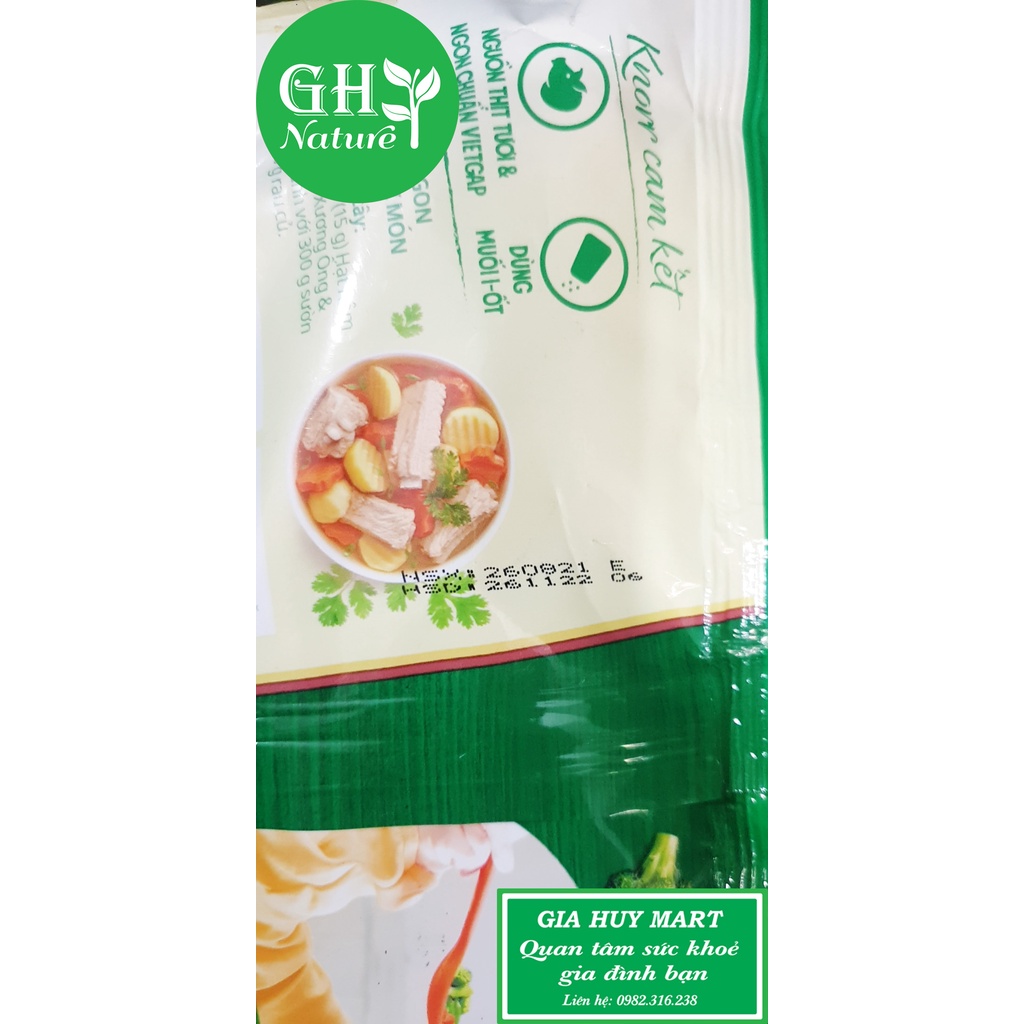 Gói hạt nêm Knor 900gr ngon từ thịt - ngọt từ xương bổ sung vitamin A