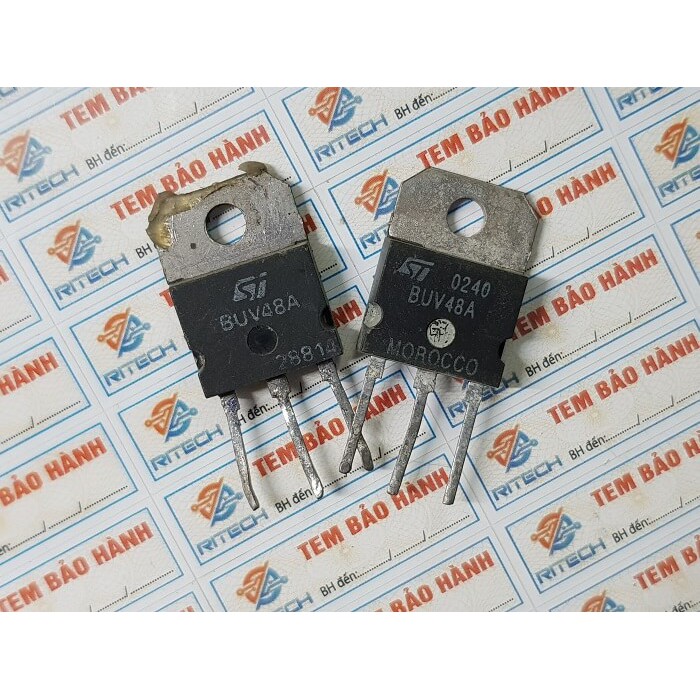 [Combo 3 chiếc] BUV48A Transistor NPN 15A/450V TO-3P Tháo Máy