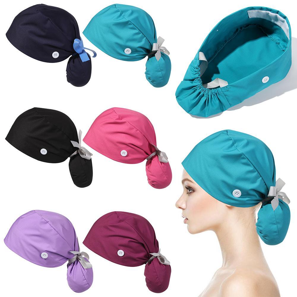 1 Mũ Cotton Cột Tóc Đuôi Ngựa Có Thể Điều Chỉnh Kích Cỡ