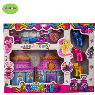 LÂU ĐÀI NGỰA PONY 18100059887-8 - ĐỒ CHƠI TRẺ EM BABUSU