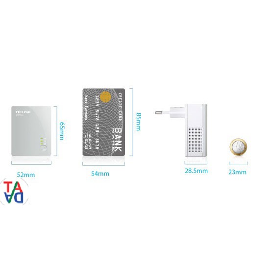 Bộ Chuyển Đổi Ethernet Powerline Nano AV600 TP-Link TL- PA4010KIT | BigBuy360 - bigbuy360.vn
