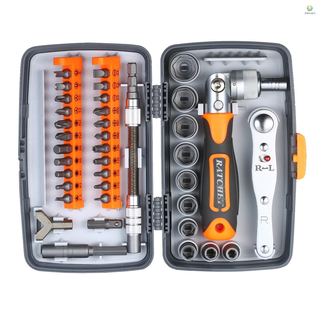 Bộ Tua Vít Từ Tính 38 Món Sửa Chữa Điện Tử Với Trục Mở Rộng Linh Hoạt Cho Đồng Hồ / Laptop / Điện Thoại