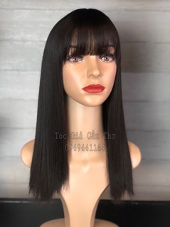 TÓC BỘ THẲNG 45cm NÂU ĐEN