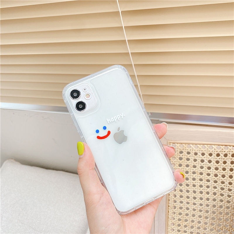 Ốp iphone - Ốp lưng Mặt cười nice & happy trong suốt 5s/6s plus/7/8/7plus/8plus/x/xs/xs max/11/11promax- Awifi Case S1-3 | BigBuy360 - bigbuy360.vn