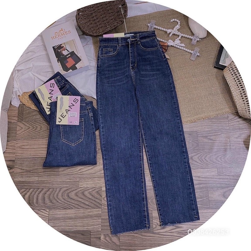 Quần jeans nữ ống đứng co giãn siêu tôn dáng giá rẻ nhất