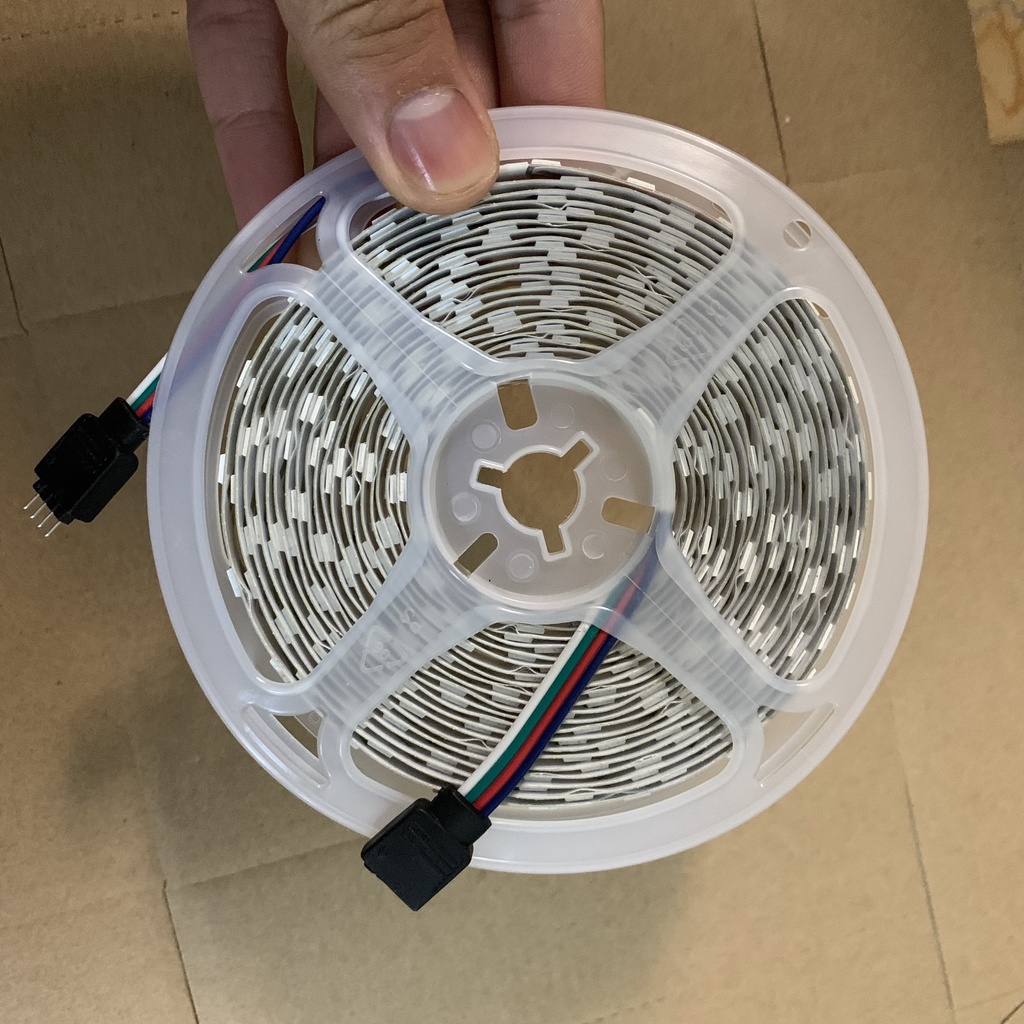 Cuộn led RGB 5050 16 triệu màu 5M loại 12V trang trí nhà cửa, gaming, đèn tiktok