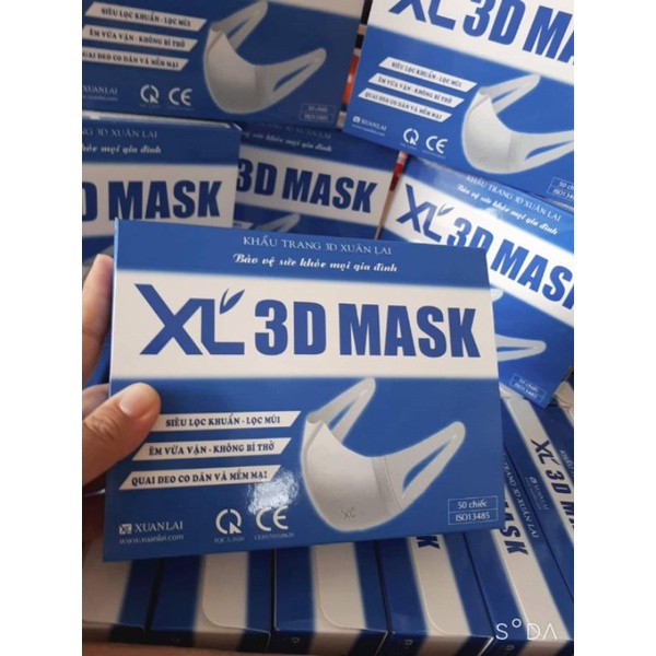 Khẩu trang 3D MASK XUÂN LAI