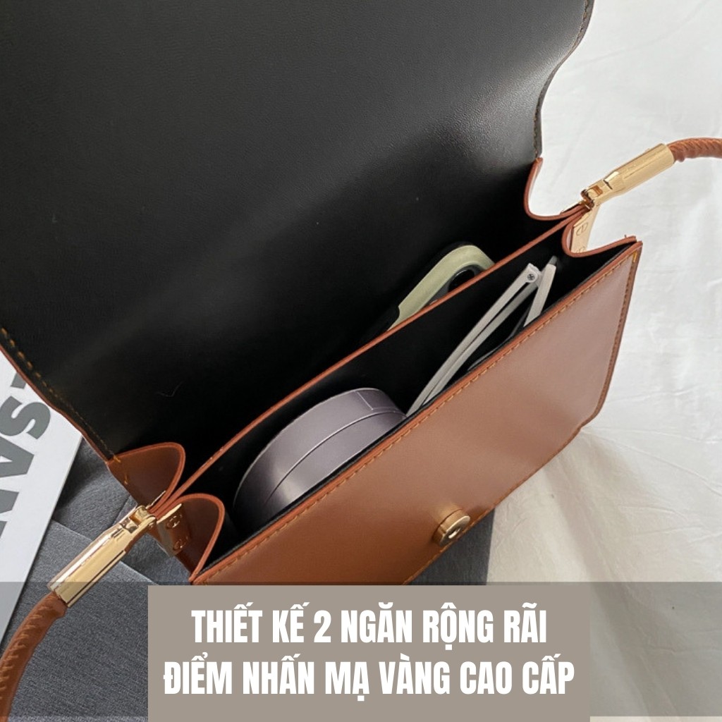 [Mã WAMT2405 giảm 10K đơn 0K] Túi Đeo Chéo Nữ Túi Đeo Chéo Da Mềm-Túi Xách Nữ Retro Đeo Dưới Cánh Tay Kiểu Pháp | BigBuy360 - bigbuy360.vn