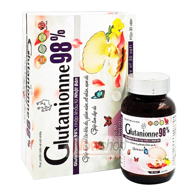 Glutanionne 98% Bổ Sung Collagen giúp Trắng Da Mờ Nám Chống Lão Hóa Lưu Hương Tự Nhiên Và Điều Hòa Nội Tiết Tố Nữ