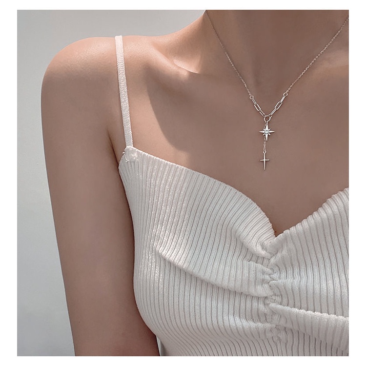 Vòng cổ Thời Trang Bằng Hợp Kim Mặt Hình Ngôi Sao Đầy Độc Đáo